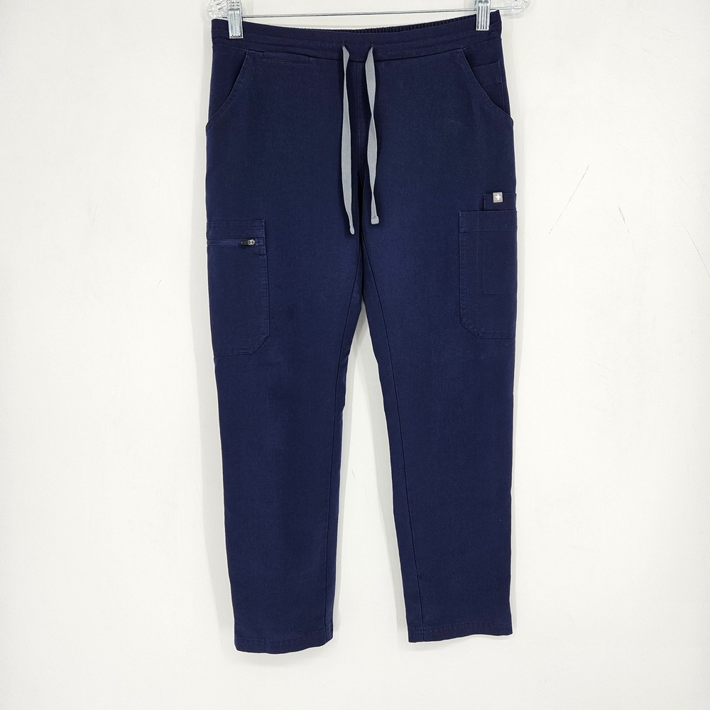 FIGS Pants Womens XS Petite Yola Blue Technical Scrub Uniform Nurses